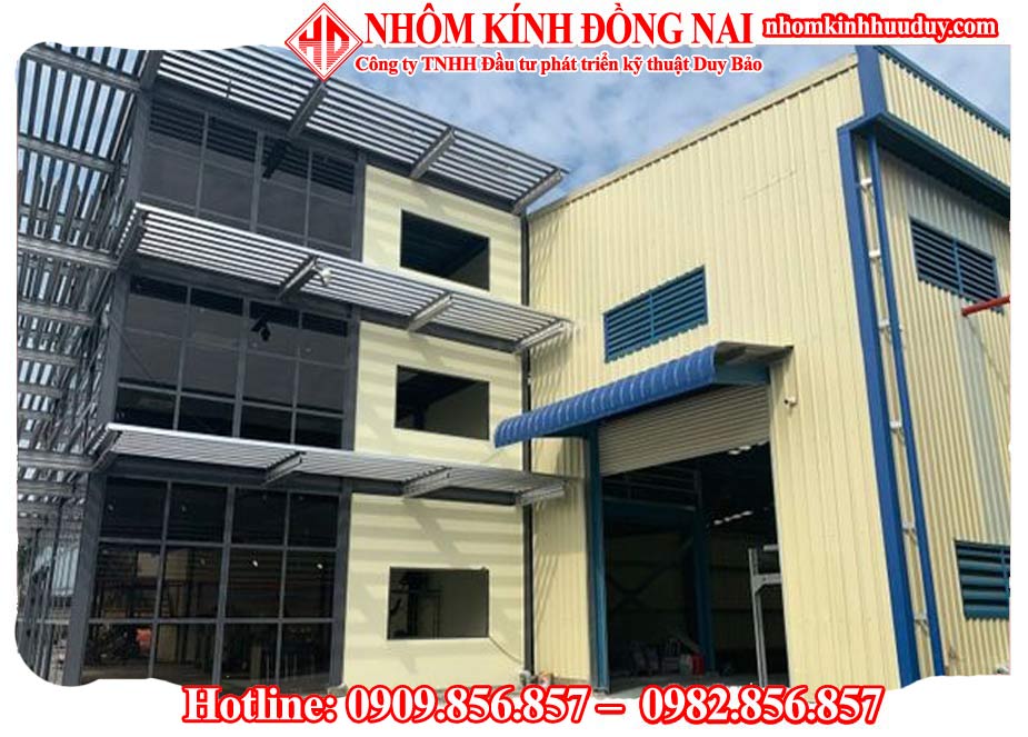 nhôm kính nhà xưởng đồng nai